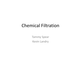 Chemical Filtration