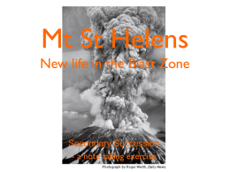 Mt St Helens New life in the Blast Zone