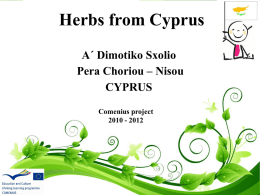 Cyprus - Comenius Green