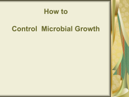 Final control microbes