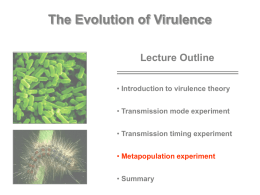 E3_Virulence_2011Part 3 - MicrobialEvolution.org