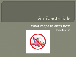 Antibacterials ppt