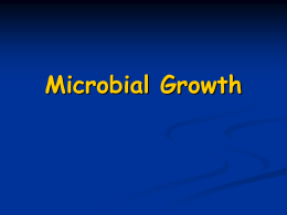 Microbial Growth