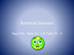 Bacterial Diseases