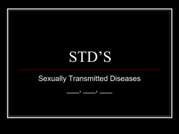 STD`S - Immaculateheartacademy.org