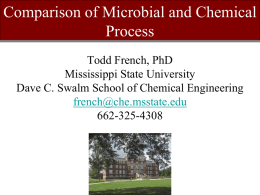 Comparison of Microbial and Chemical Process