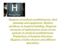 08. Hygiene of medical establishments