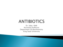 Antibiotics lec.1