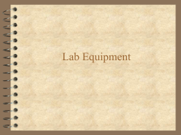 Lab Equipment - White Plains Public Schools