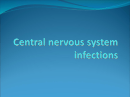 Central nervous system infections