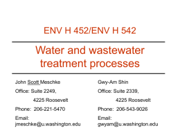 Wastewater Collection Systems