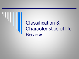 Classification Review ESL