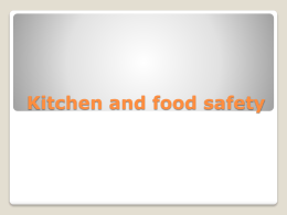 Kitchen and food safety