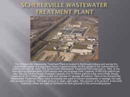 Schererville WasteWater Treatment Plant