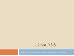 urinalysis - Denton ISD
