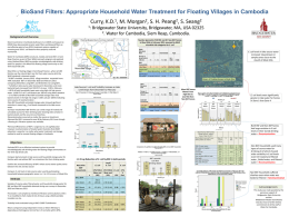 Appropriate Household Water Treatment for Floating Villages in