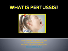 what is pertussis?