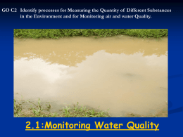 GO 2_CB Monitoring Water Quality PPT