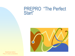What is in PREPRO?