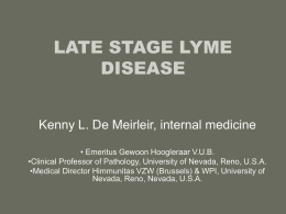 late stage lyme disease - Lyme België Belgique Protest