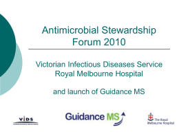 Antimicrobial stewardship where`s the evidence?