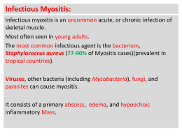 Infectious Myositis