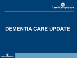 What is Dementia? - Care and Compliance Group