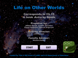 Life on Other Worlds (Chapter 15)