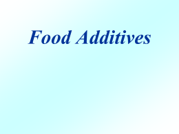 food-aditives - WordPress.com
