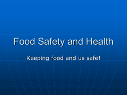 Food Safety and Health