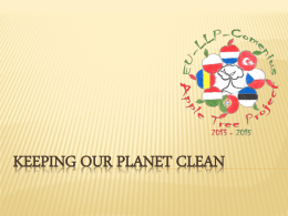 Keeping our planet clear