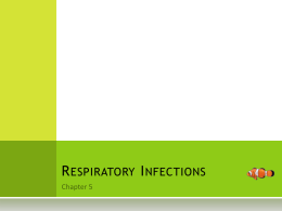 Chapter 6 -Respiratory Infections