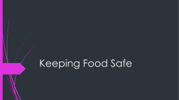 Keeping Food Safe
