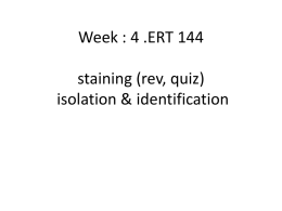 ERT 144 microbiology week4