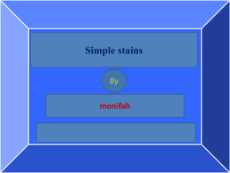 Simple stains