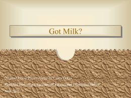 Got Milk? - Georgia FFA