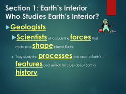 Section 5: What is the theory of plate tectonics?