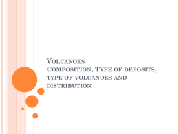 Types of volcanic deposits