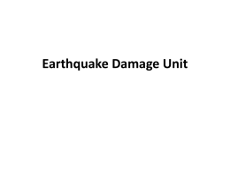 Earthquake Damage Unit