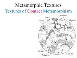 Chapter 23, Metamorpic Textures
