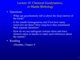 Lecture 12: Surface Processes I: chemical and physical