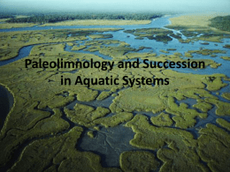 Paleolimnology and Susccession in Aquatic Systems