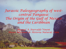 Jurassic paleogeography of west