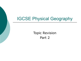 IGCSE Physical Geography