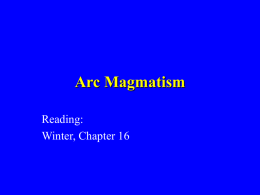 Arc Magmatism - University at Buffalo