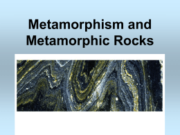 Metamorphic Rocks - Illinois State University