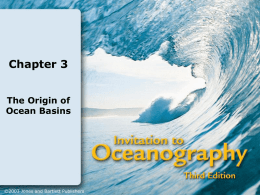 The Origin of Ocean Basins