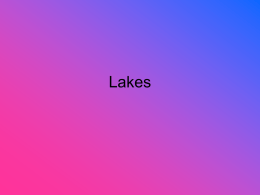 Lakes - Tartu Veeriku Kool