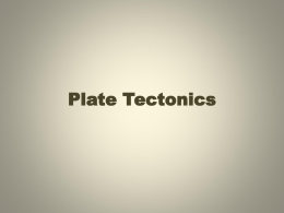 Plate Tectonics - DuBois Area School District