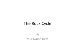 The Rock Cycle - The Inspired Instructor